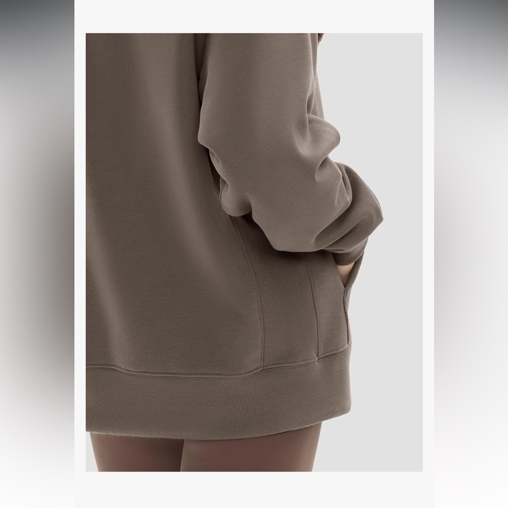 PUMIEY Womens Oversized Hoodies Cozy Fleece Sweatshirt with Pocket Long … - Picture 6 of 9